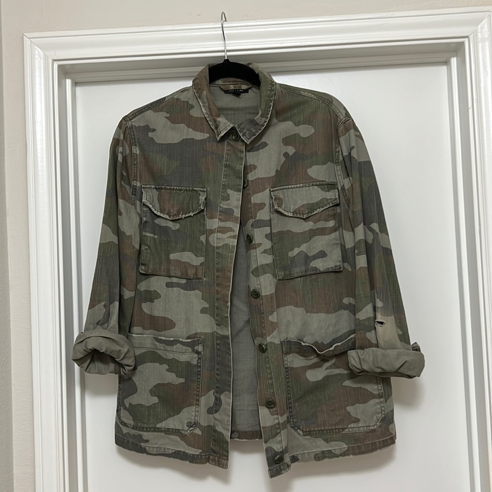 Oversized Camo Utility Jacket